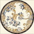 Modern Design Floor Marble Medallion Waterjet Inlay